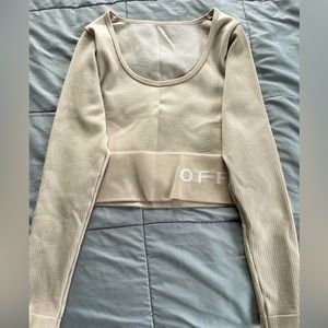 Aerie cropped workout too. Size medium. Worn once.